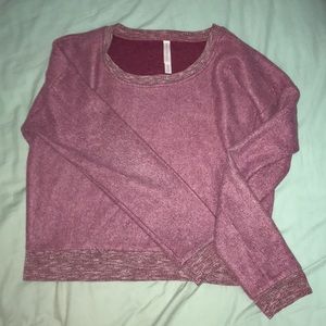 Aeropostale mauve pink sweater